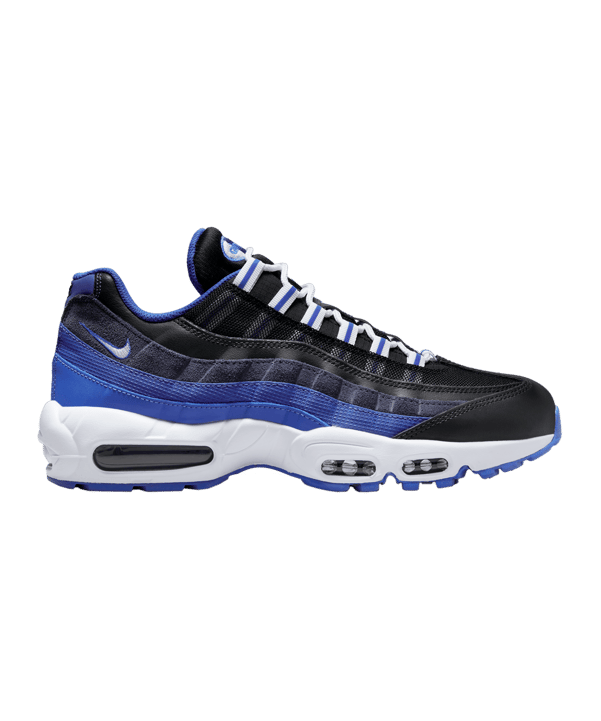 Nike Air Max 95 Schwarz Weiss Blau F006 - schwarz