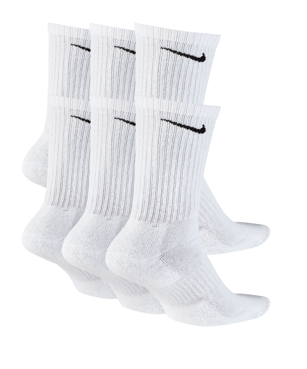 Nike Everyday Cushion Crew 6er Pack Socken F100 - weiss
