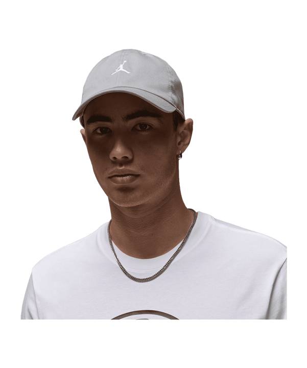 Jordan Club Unstructured Curved-Bill Cap Grau F077 - grau