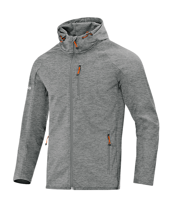 JAKO Softshelljacke Light Grau F40 - grau