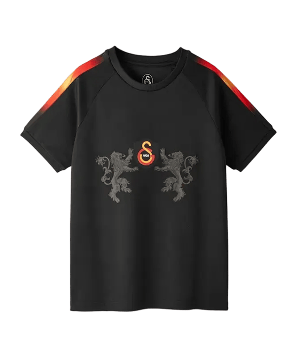Galatasaray Istanbul Match Day Aslanli T-Shirt Kids Schwarz - schwarz