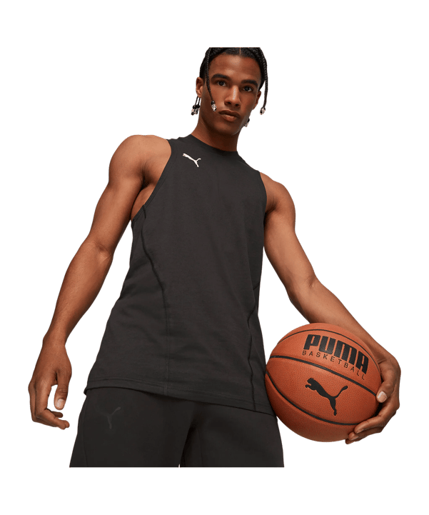 PUMA Hoops Team Drycell Tanktop Schwarz F01 - schwarz