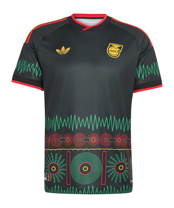 adidas JFF Jamaika Trikot Away WM 2026 Kids Schwarz - schwarz