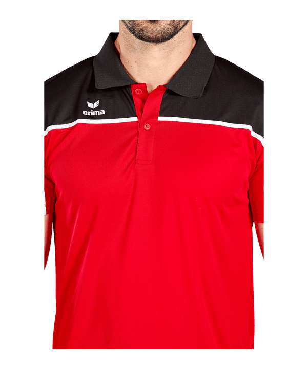 Erima Change by Poloshirt Rot Schwarz - rot
