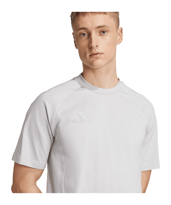 adidas Tiro 25 Travel Trainingsshirt Grau - grau