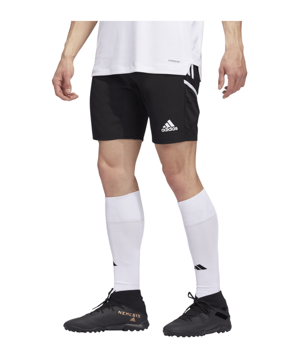 adidas Condivo 22 Pro Short Schwarz Weiss - schwarz