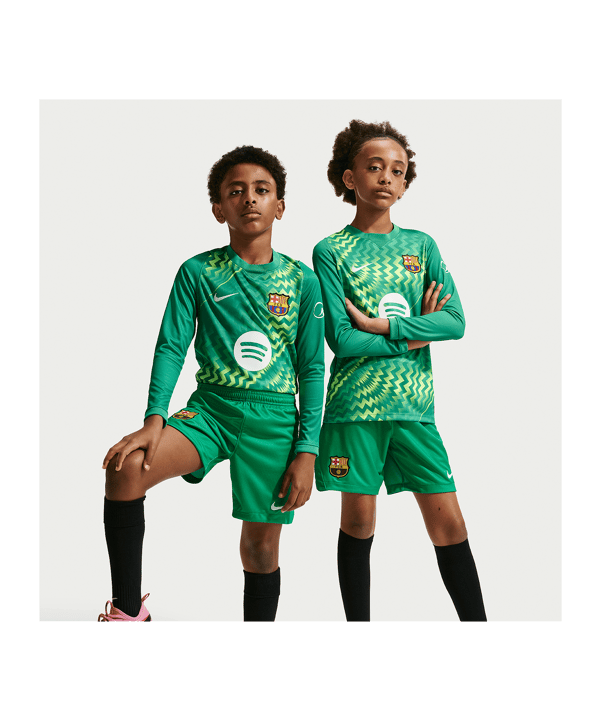 Nike FC Barcelona Torwartshort 2026/2027 Kids Grün F324 - gruen
