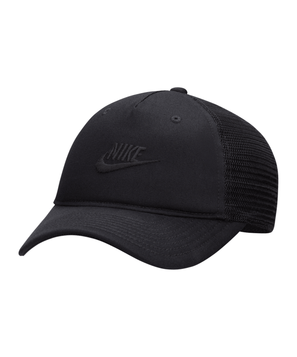 Nike Rise Structured Trucker Cap Schwarz F011 - schwarz