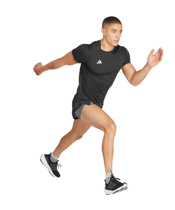 adidas Adizero T-Shirt Schwarz - schwarz