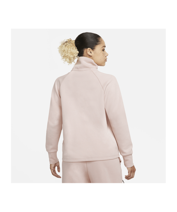 Nike Tech Fleece HalfZip Sweatshirt Damen F601 - rosa