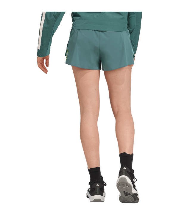 adidas Adizero Archive Short Damen Grün - gruen