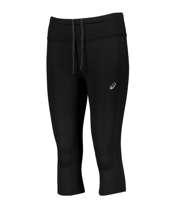 Asics Core Capri Leggings Running Damen F001 - schwarz