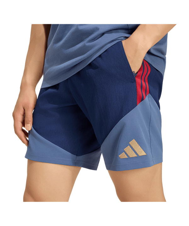 adidas FC Bayern München Downtime Short Blau - blau