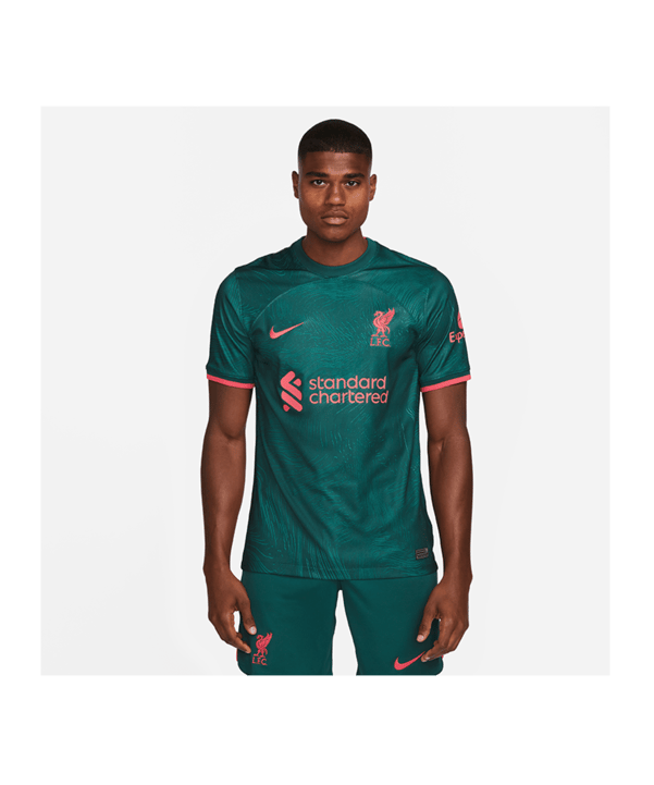 Nike FC Liverpool Trikot UCL 2022/2023 Grün F377 - gruen