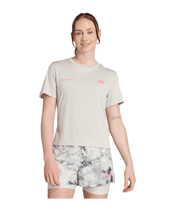 adidas Own the Run T-shirt Donna Grigio - grigio