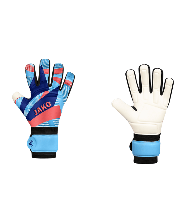 JAKO River Supersoft RC Torwarthandschuhe Blau F436 - blau