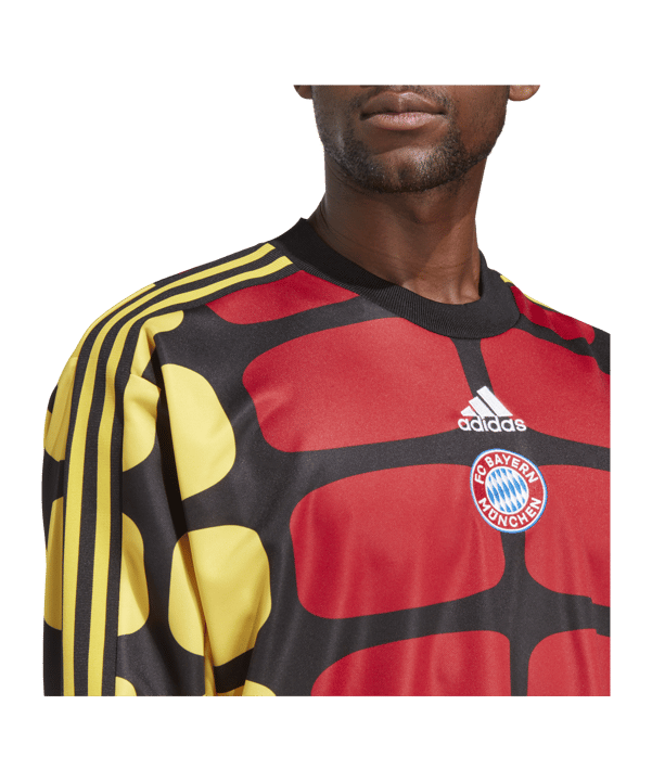 adidas FC Bayern München Icon Torwarttrikot Schwarz - schwarz