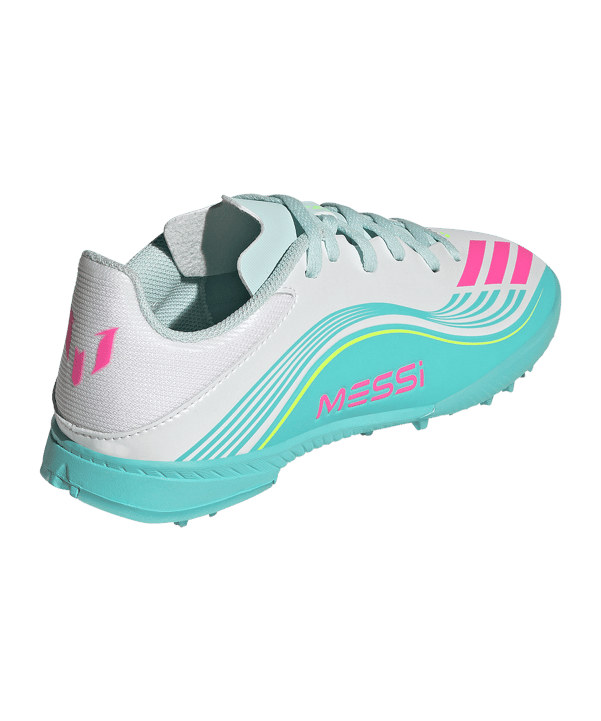 adidas F50 League TF Messi Aurora Radiante Kids Weiß - weiss