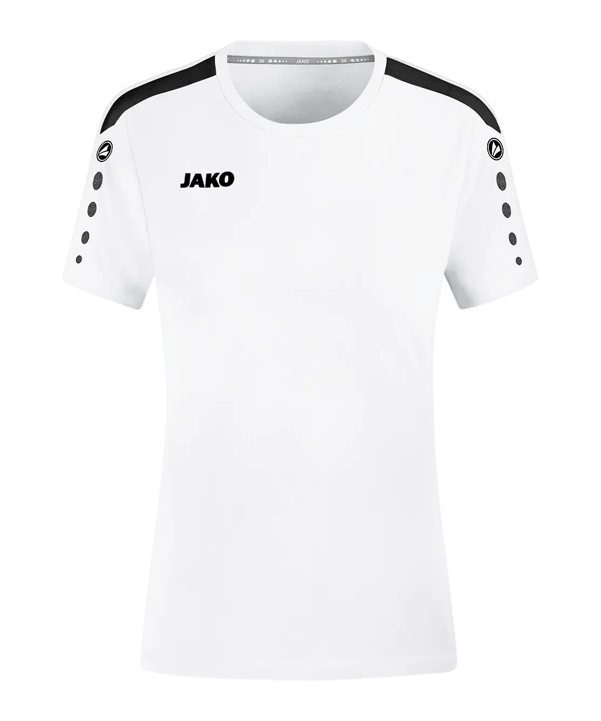 JAKO Power T-Shirt Damen Weiss Schwarz F000