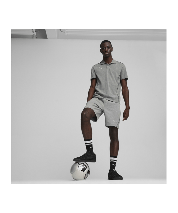 PUMA teamFINAL Casuals Shorts Grau F33 - grau