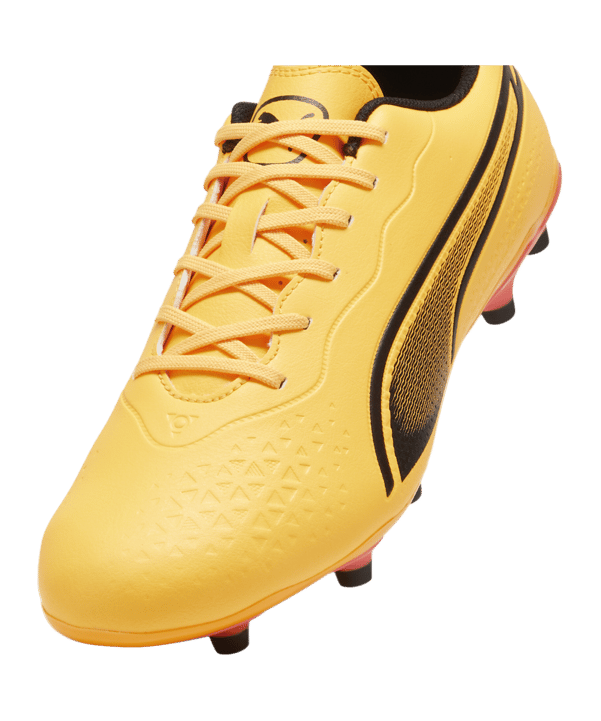 PUMA KING Match FG/AG The Forever Faster Orange Schwarz F05 - orange
