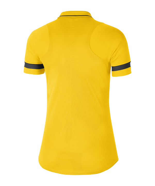 Nike Academy 21 Poloshirt Damen Gelb Schwarz F719 - gelb
