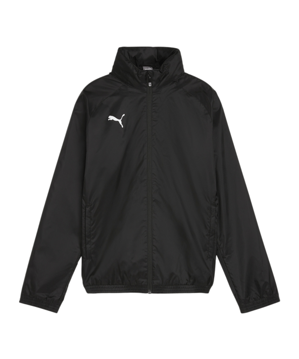 PUMA teamGOAL Allwetterjacke Kids Schwarz Weiss F03 - schwarz