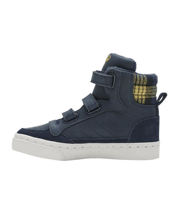 Hummel Stadil Check Sneaker Kids Schwarz F1009 - schwarz