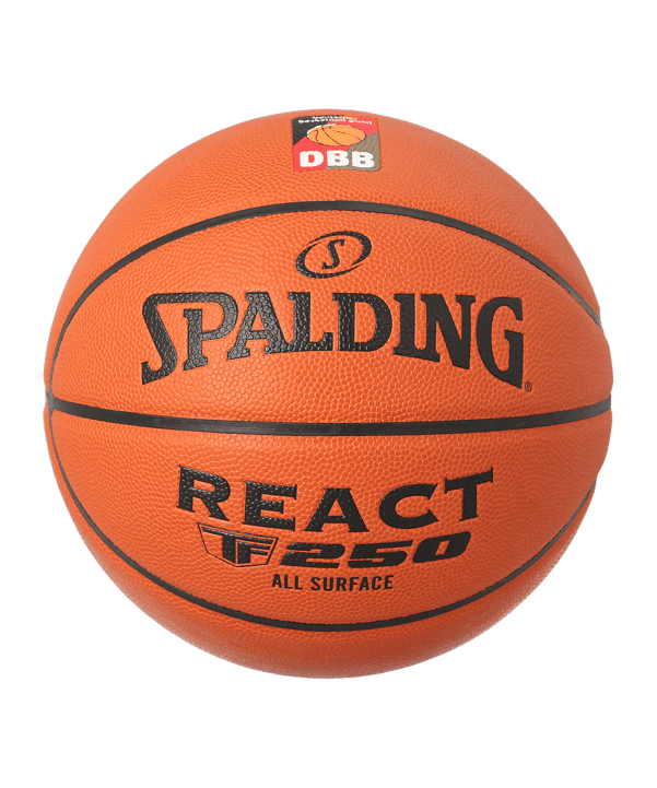 Spalding Basketball DBB React Tf-250 Spielball Orange - orange