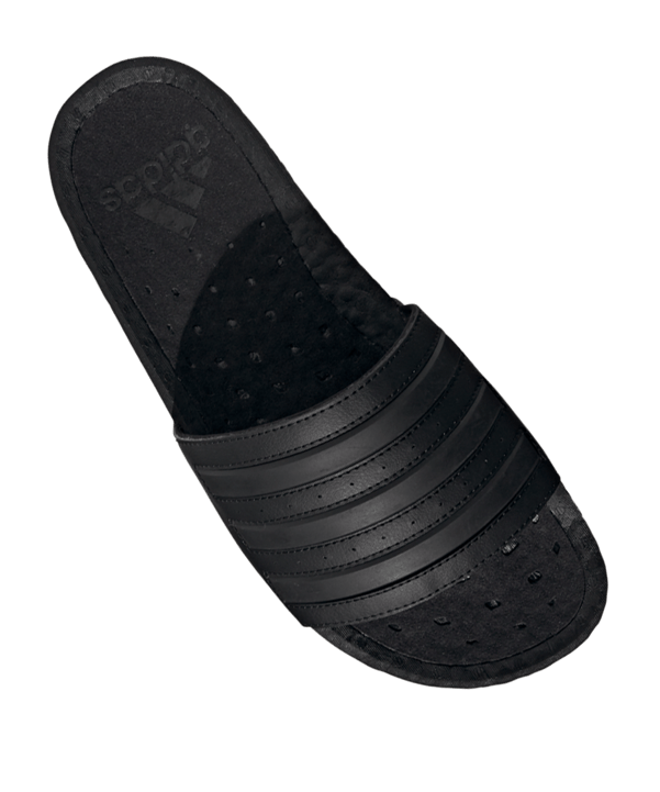 adidas Adilette Boost Badelatsche Schwarz - schwarz