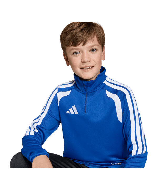 adidas Tiro 26 League Training Zip TopKinder Blau - blau