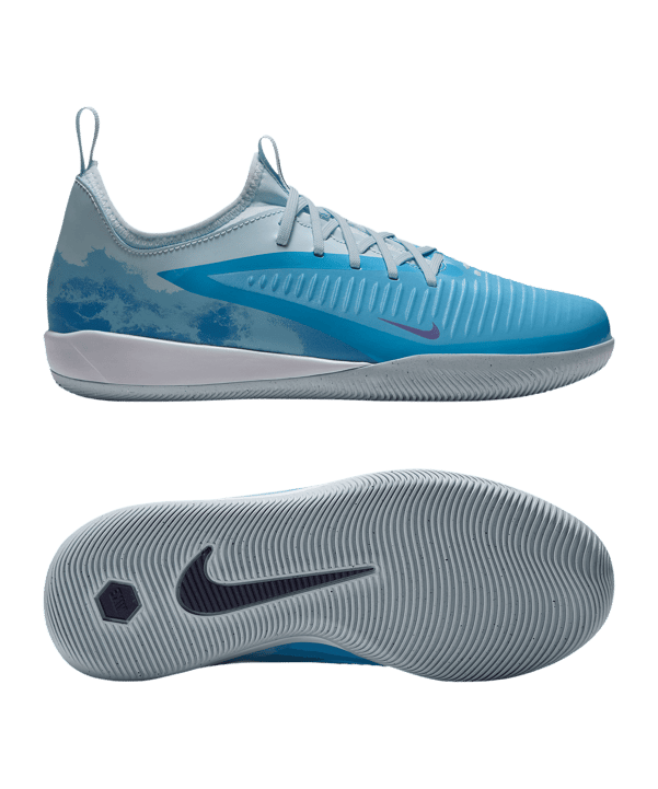 Nike Phantom 6 Low Academy IN Haaland Kids Blau F401