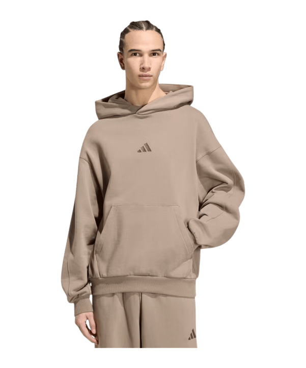 adidas Kit Small Logo Sweatshirt à capuche Marron - brun