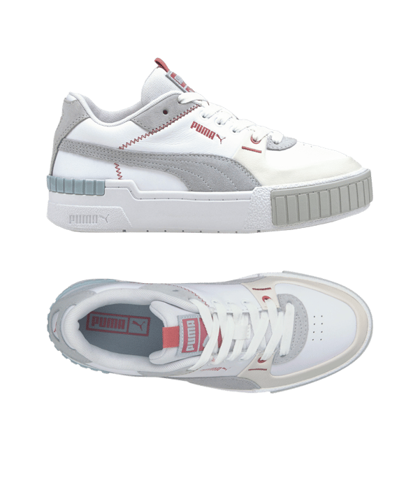 PUMA Cali Sport Mix Damen Weiss Grau F16 - weiss