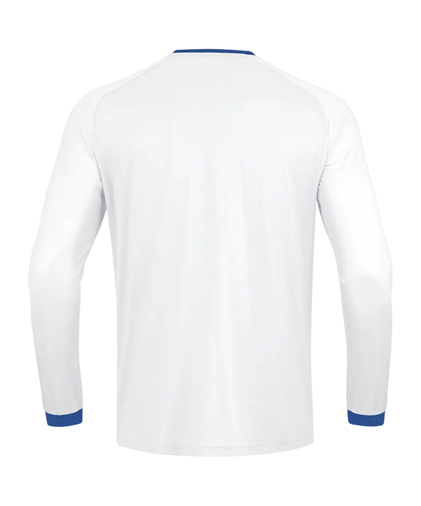 JAKO Inter Trikot Langarm Kids Weiss Blau F012 - weiss