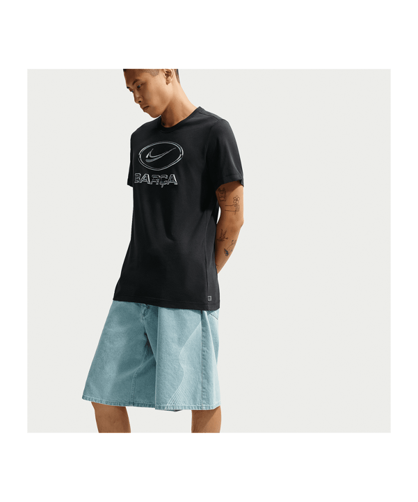 Nike FC Barcelone Swoosh T-Shirt Noir C010 - noir