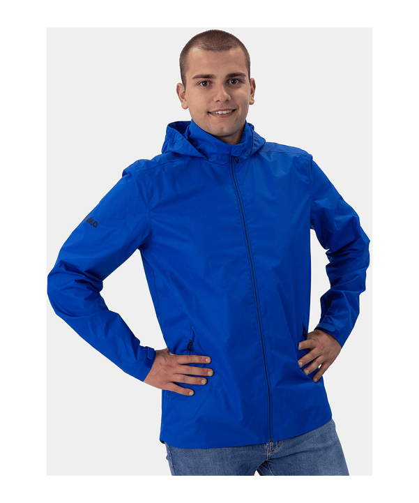 JAKO Allround Regenjas Blauw K400 - blauw