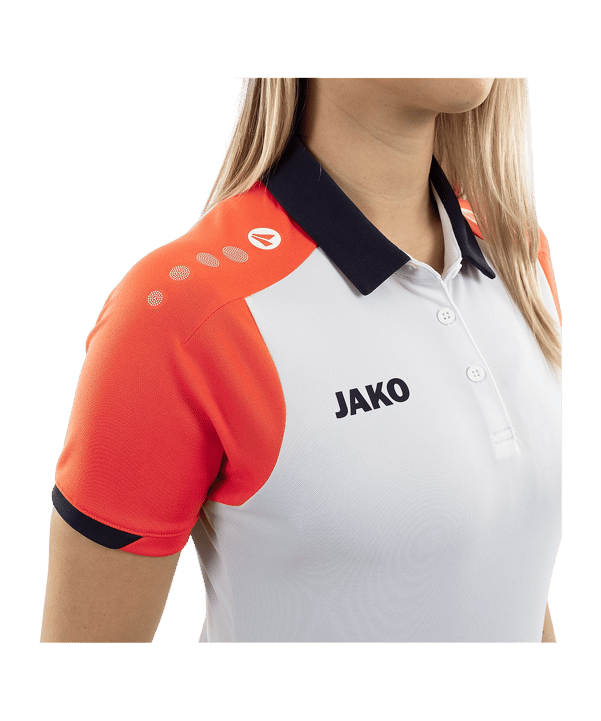 JAKO Dynamic Polo Damen Weiß F026 - weiss