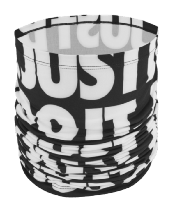 Nike Classic Wrap Neckwarmer Schwarz Weiss F010 - schwarz