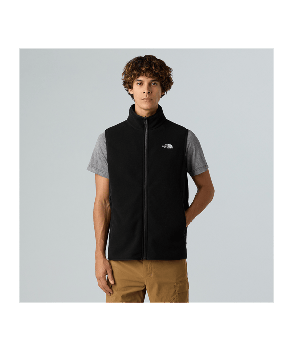 The North Face Glacier Fleece Weste Schwarz - schwarz