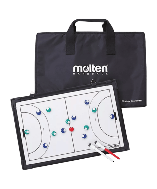 Molten Handball Magnet Taktiktafel Schwarz - schwarz