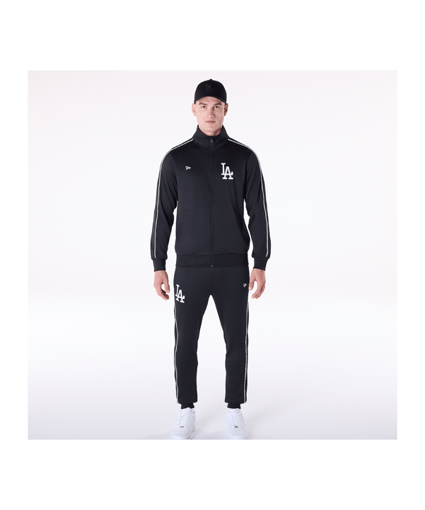 New Era MLB Los Angeles Dodgers Trainingsjacke Schwarz - schwarz
