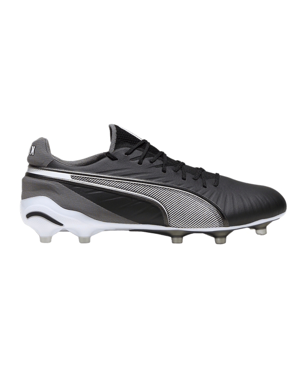 Chaussures de football PUMA KING Ultimate FG/AG Eclipse noir blanc F01 - noir