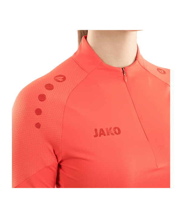 JAKO ZipTop Light Flow Sweatshirt Damen Orange F365 - orange