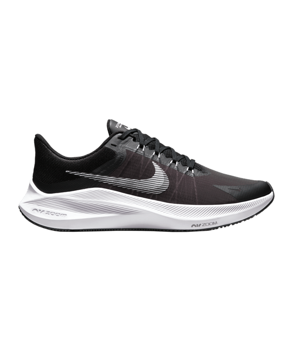 Nike Zoom Winflo 8 Running Schwarz Weiss F006 - schwarz