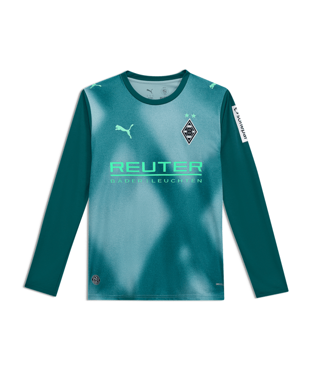 PUMA Borussia Mönchengladbach Replica Maglia maniche lunghe 3rd 2026/2027 Verde C03 - verde
