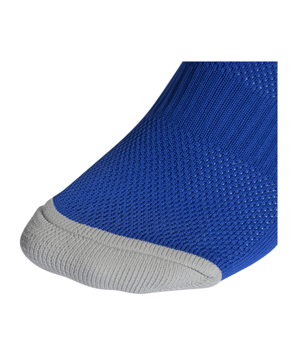 adidas Milano 23 Strumpfstutzen Blau Weiss Grau - blau