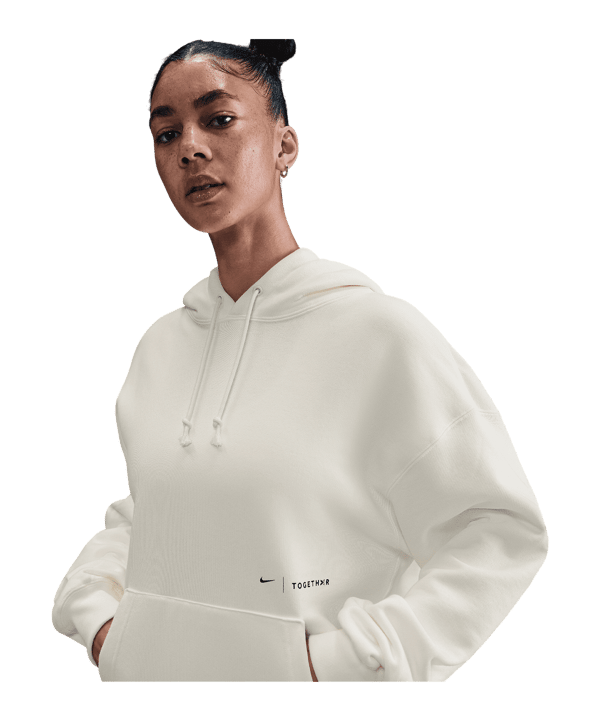 Nike Everyone Watches Womens Sports Hoody Beige F133 - beige