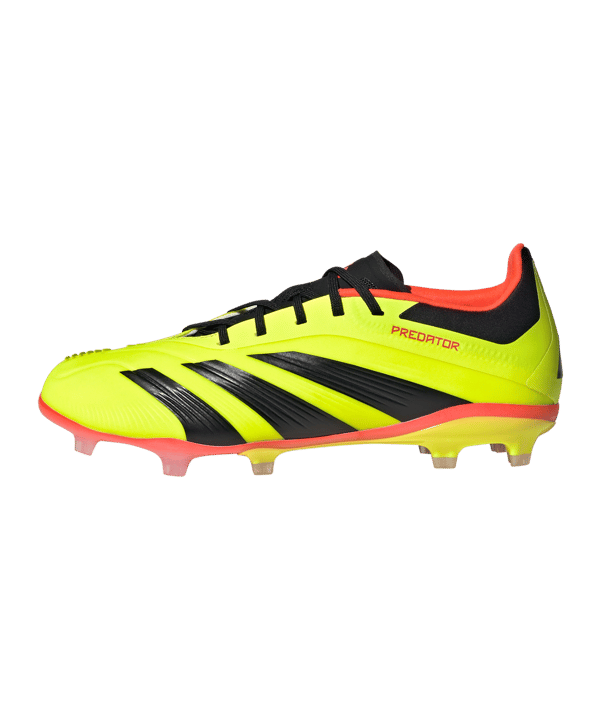 adidas Predator Elite FG Kids Energy Citrus Gelb Schwarz Rot - gelb