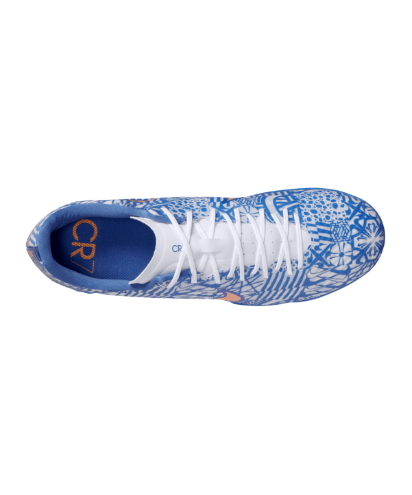 Nike Air Zoom Mercurial Vapor XV Academy CR7 TF Weiss Kupfer F182 - weiss